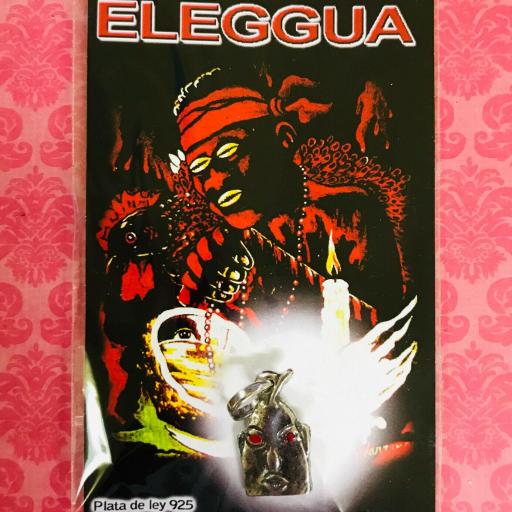 Eleggua Pendant sterling silver 2.5 cm - Colgante Eleggua 2.5 cm Plata Ley 925