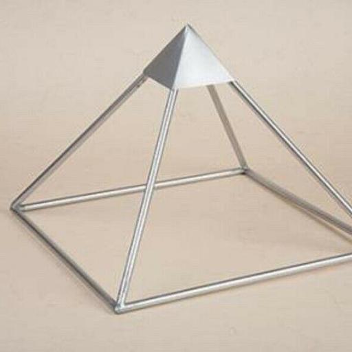 PIRAMIDE ALUMINIO 30 CM - ALUMINUM PYRAMID 30 CM