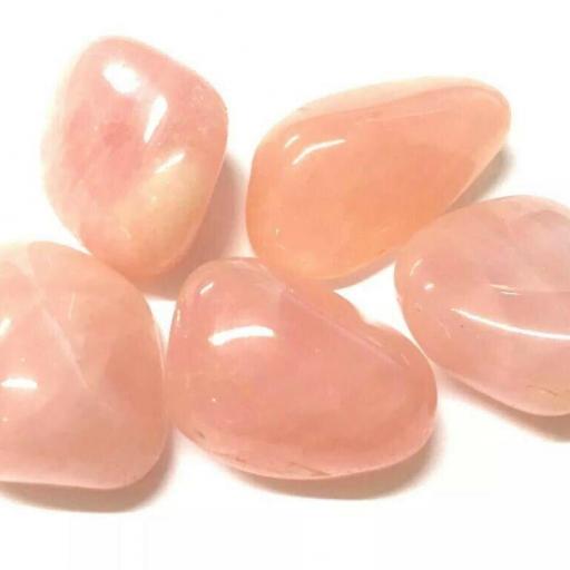 X3 rodado cuarzo rosa extra 20mm aprox.