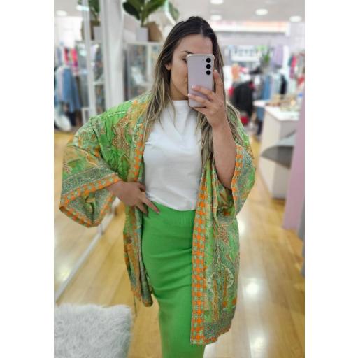Kimono verde cachemir [0]