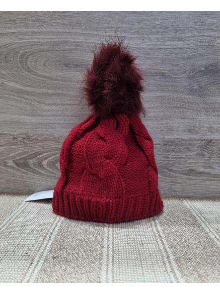 Gorro lana ochos rojo