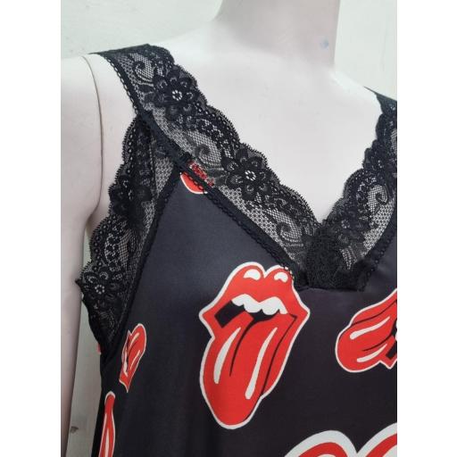 Camiseta lencera lengua rolling [0]