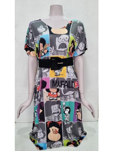 Vestido pantera rosa TALLA GRANDE