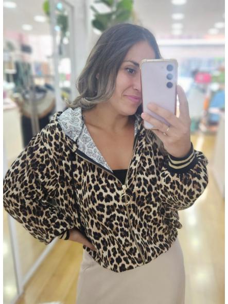 Bomber algodón animal print [1]