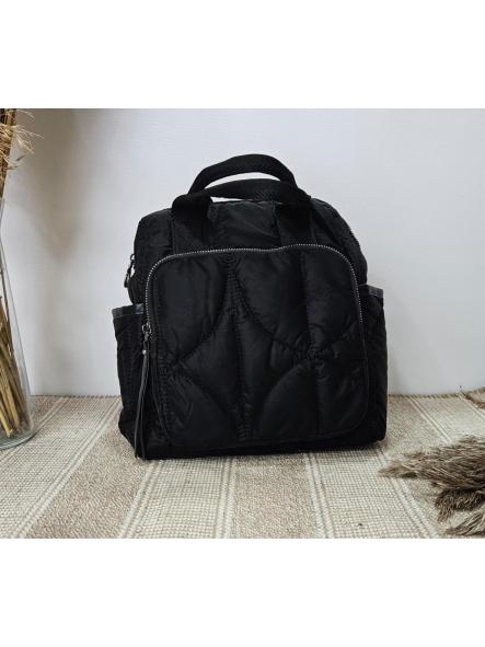 Mochila nylon negra [0]