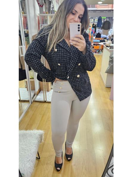 Pantalón botones gris perla [1]