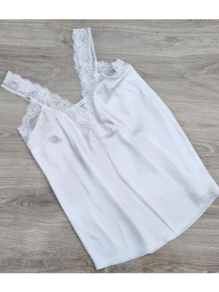 Blusa lencera raso blanca [0]