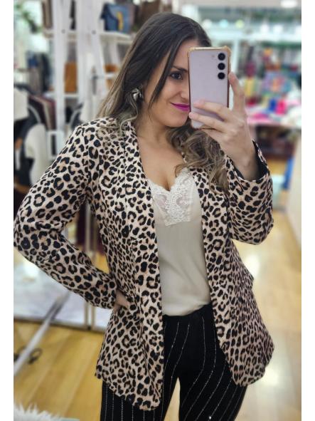 Blazer animal print marrones [0]