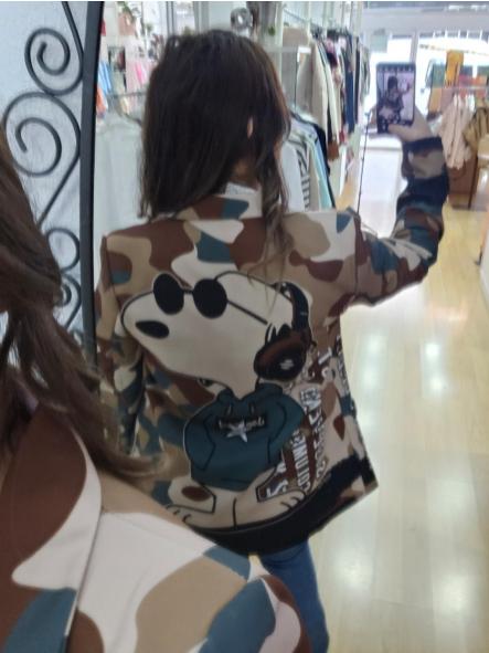 Blazer estampada camuflaje snoopy [1]