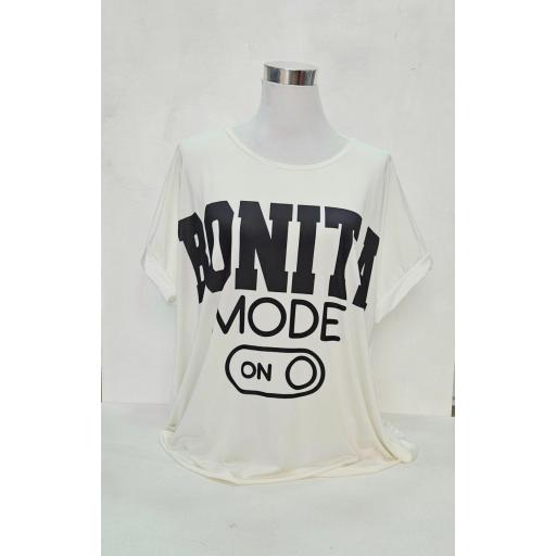 Camiseta bonita MODE ON Talla grande [0]