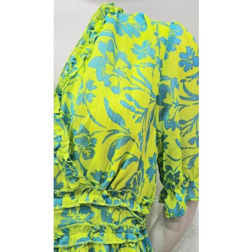 Vestido flores flúor lima [1]