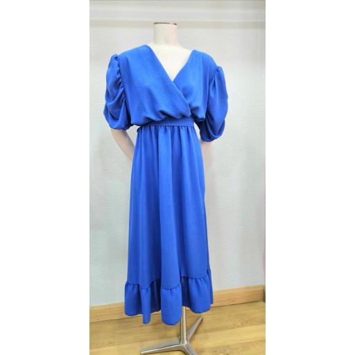 Vestido largo azul klein TALLA GRANDE [1]