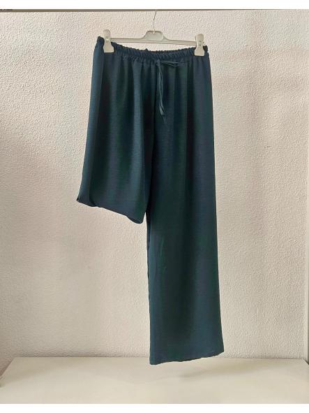 Pantalón fluido petróleo 