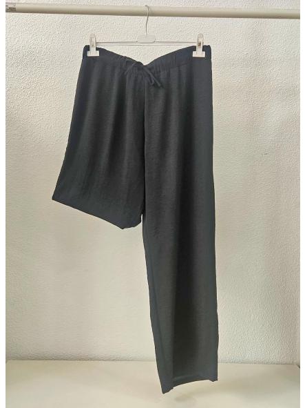 Pantalón fluido negro