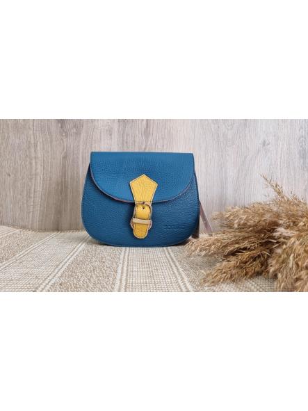 Bolso crossbody petróleo cuero SORUKA