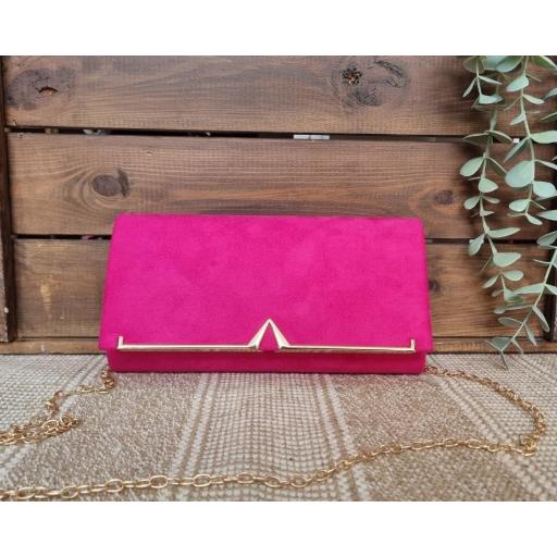 Bolso ceremonia fucsia 