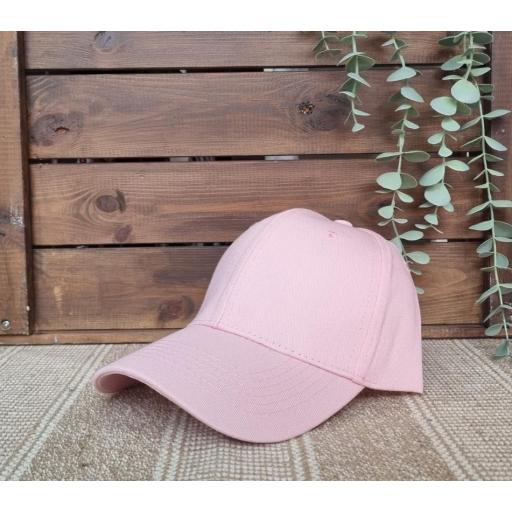 Gorra tela rosa