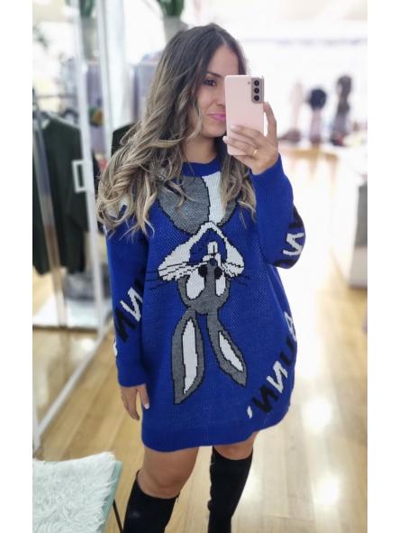 Vestido punto bugs bunny razul klein [1]