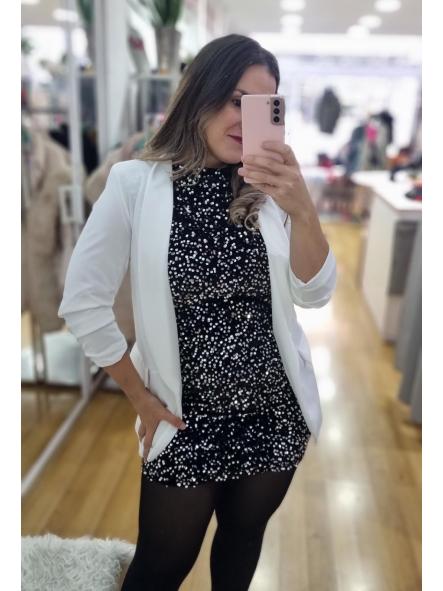 Blazer básico blanco