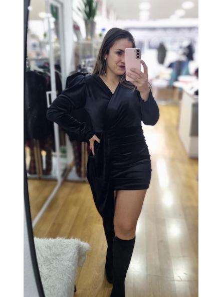 Vestido terciopelo negro [0]