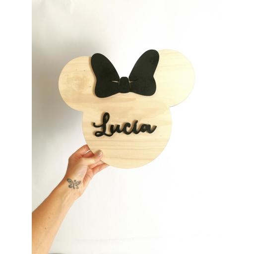 Placa Minnie/Mickey Mouse [1]