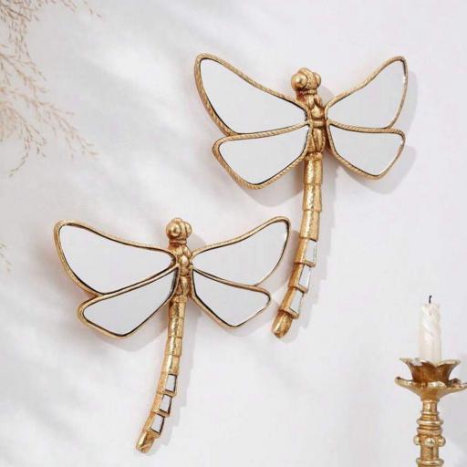 Libélula/ Mariposa de latón