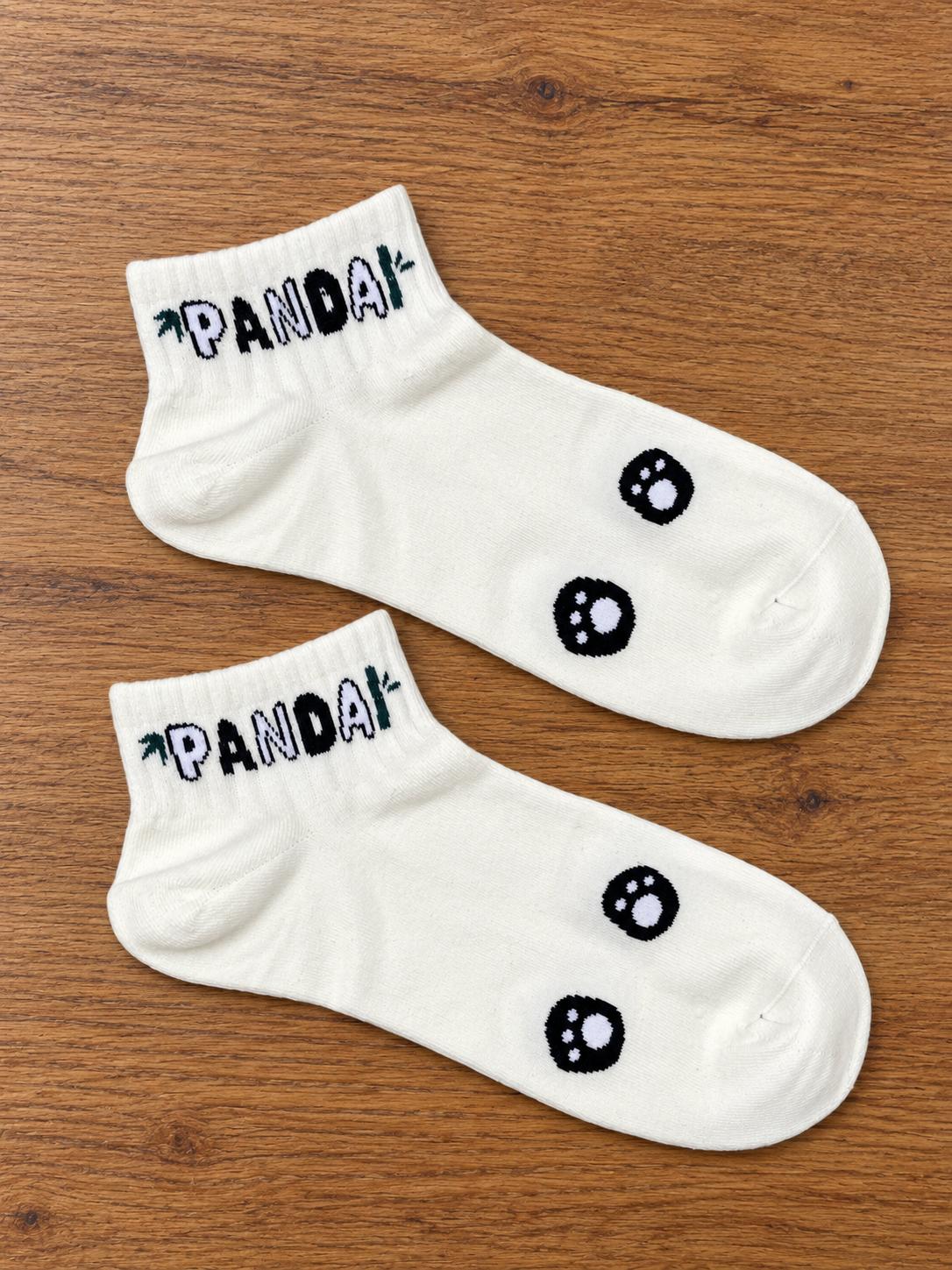 Calcetines cortos de panda mujer tallas 35 a 40