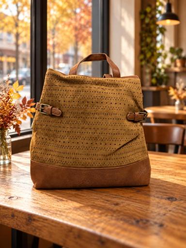 Mochila antirrobo de mujer con diseño calado [1]