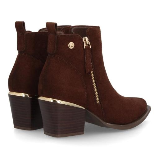 Botines marrones efecto ante [1]