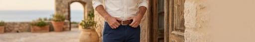 Cinturones de hombre ajustables para vestir a diario