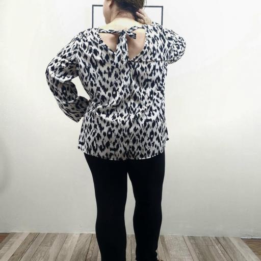 camisa de mujer leopardo talla grande [2]