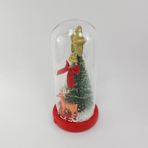 Brilla en Navidad: Cúpula de Cristal con Nieve y Luces LED mejor precio [2]