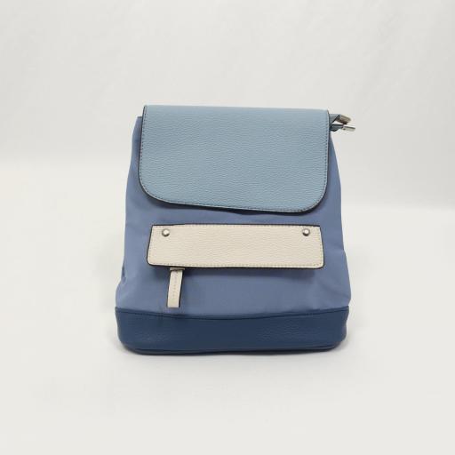 mochila azul de mujer barata