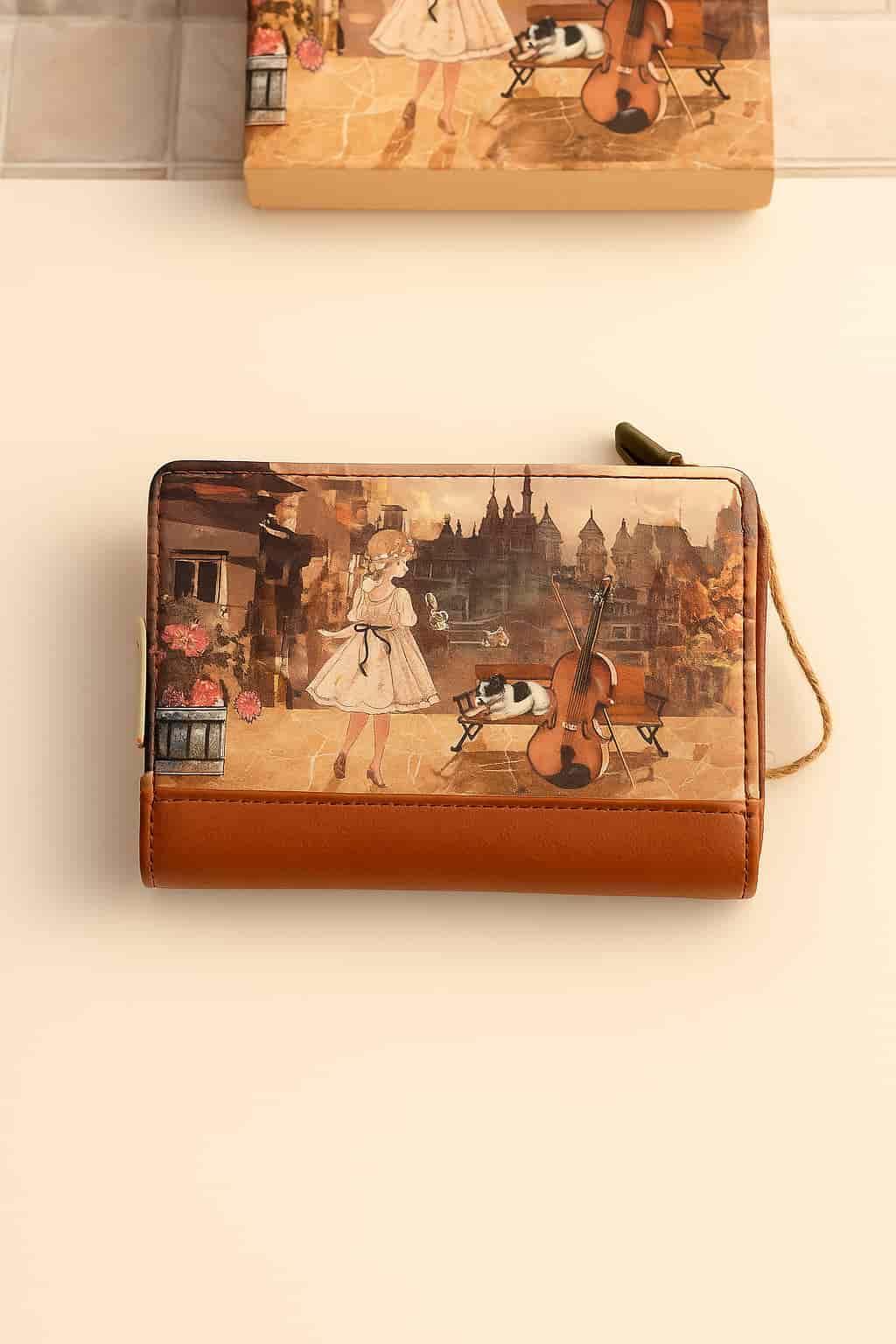 monedero pequeño sweet candy marron