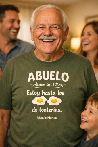 camiseta abuelo edicion sin filtros regalo divertido para abuelo
