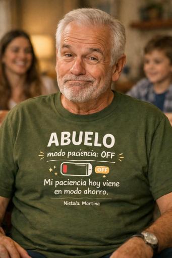 camiseta divertida para abuelo regalo original dia del padre