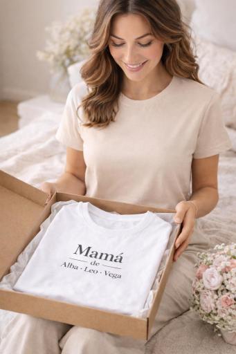 Camiseta personalizada para mamá disponible en varias tallas [0]