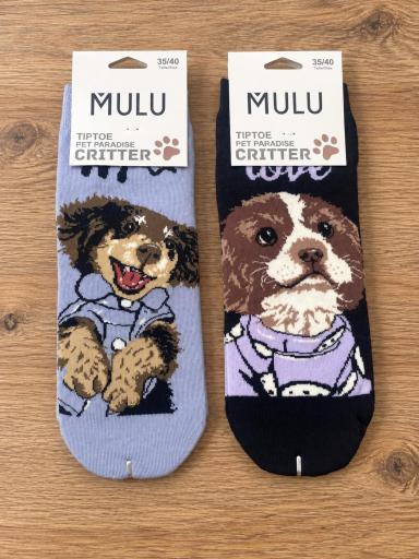 Calcetines de mujer con diseños de perros [1]