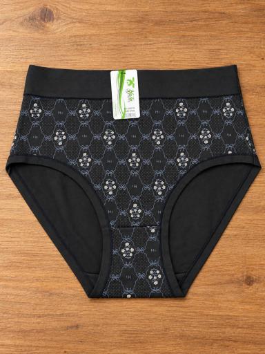 Braga alta Yutu blanca con estampado floral [3]
