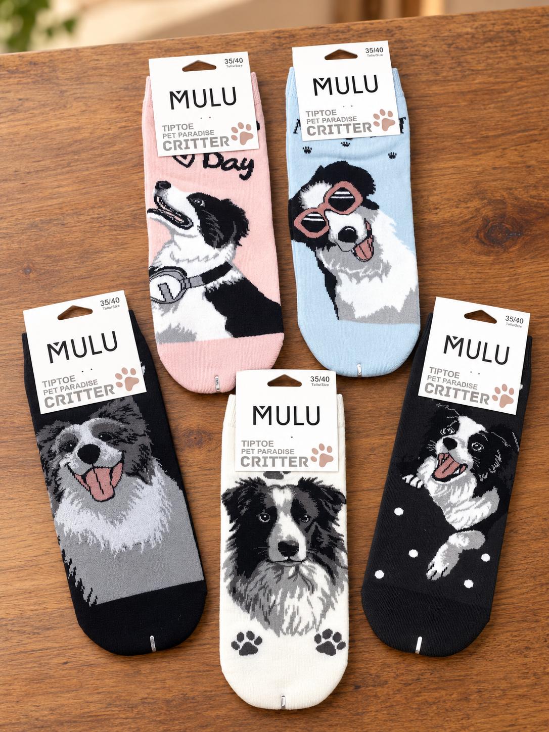 Calcetines Border Collie de mujer talla 35-40