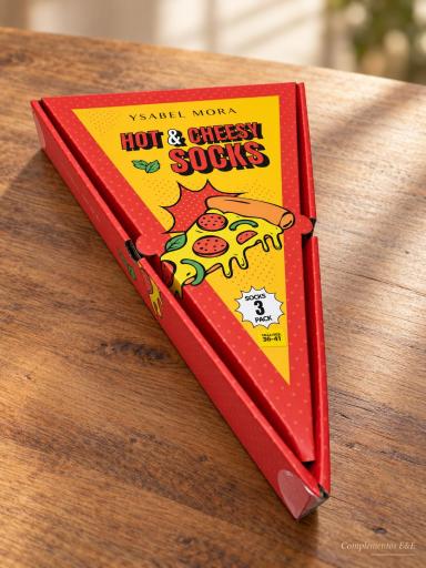 Pack 3 calcetines pizza divertidos talla 36-41 [2]