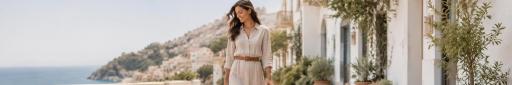 Cinturón de mujer para dar forma a un vestido sencillo