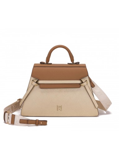 Bolso camel sofisticado para oficina y eventos con estilo premium [1]