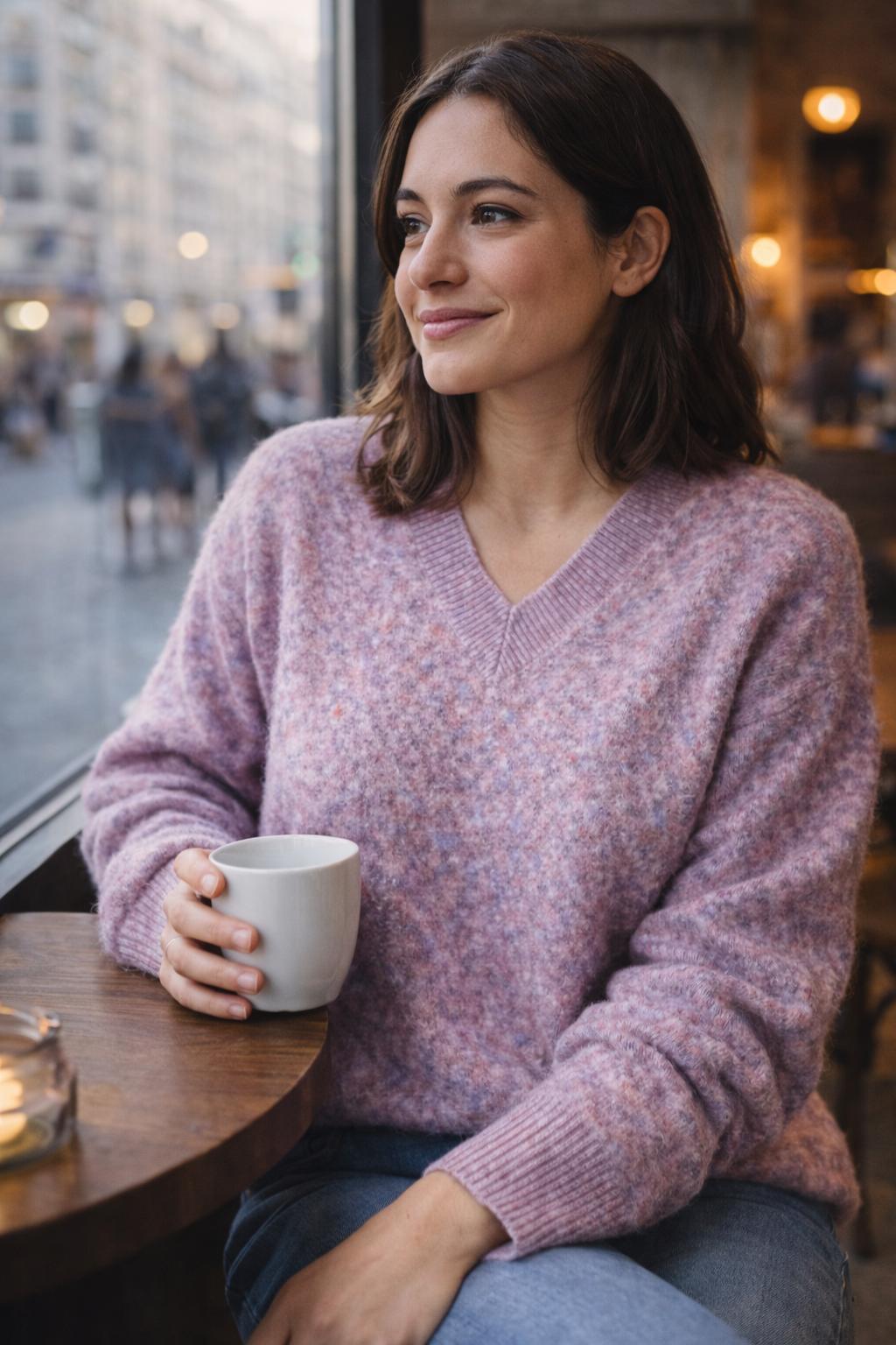 Jersey invierno de mujer cómodo calentito