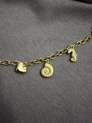 Pulsera de acero inoxidable mujer dorada al mejor precio