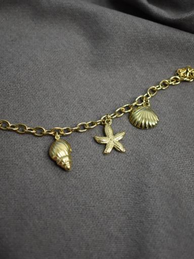 Pulsera charm acero inoxidable verano barato [3]