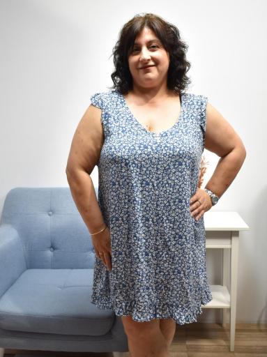 Vestido de verano con tirantes y escote en pico al mejor precio