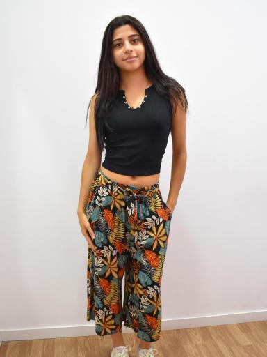 Pantalón pirata fresco mujer barato
