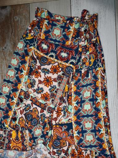 Falda midi estampada mujer [3]