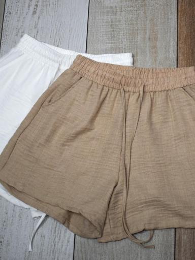 Pantalón corto mujer colores básicos barato [2]